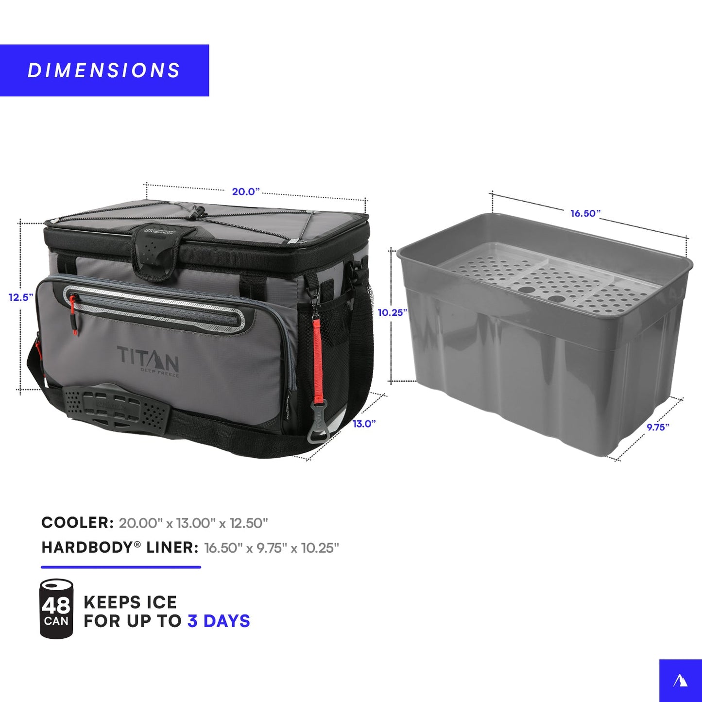 48 Can Zipperless HardBody® Cooler