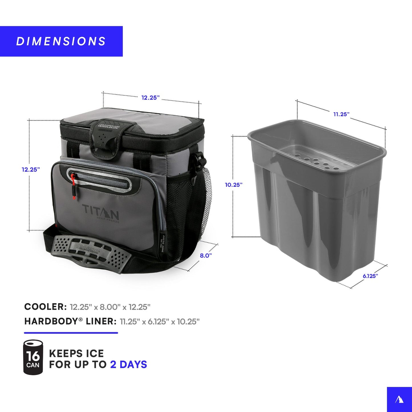 16 Can Zipperless HardBody® Cooler
