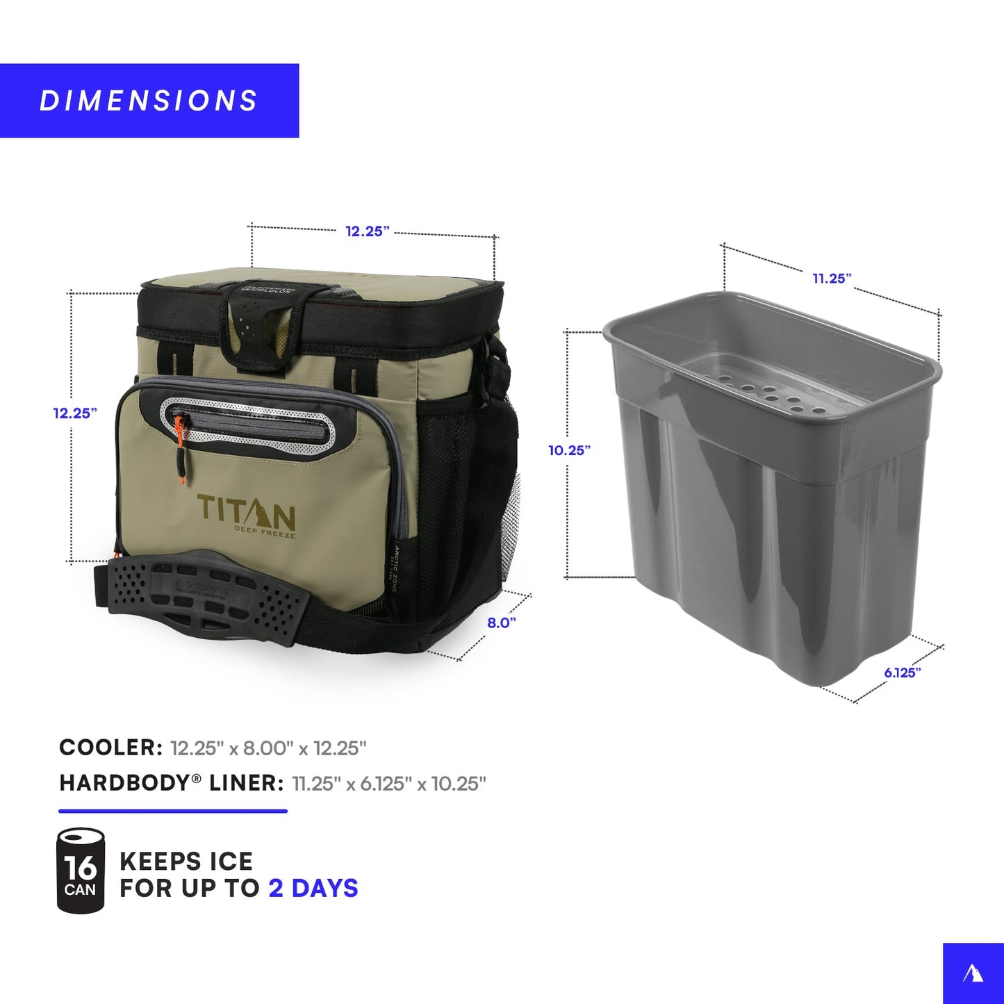 16 Can Zipperless HardBody® Cooler