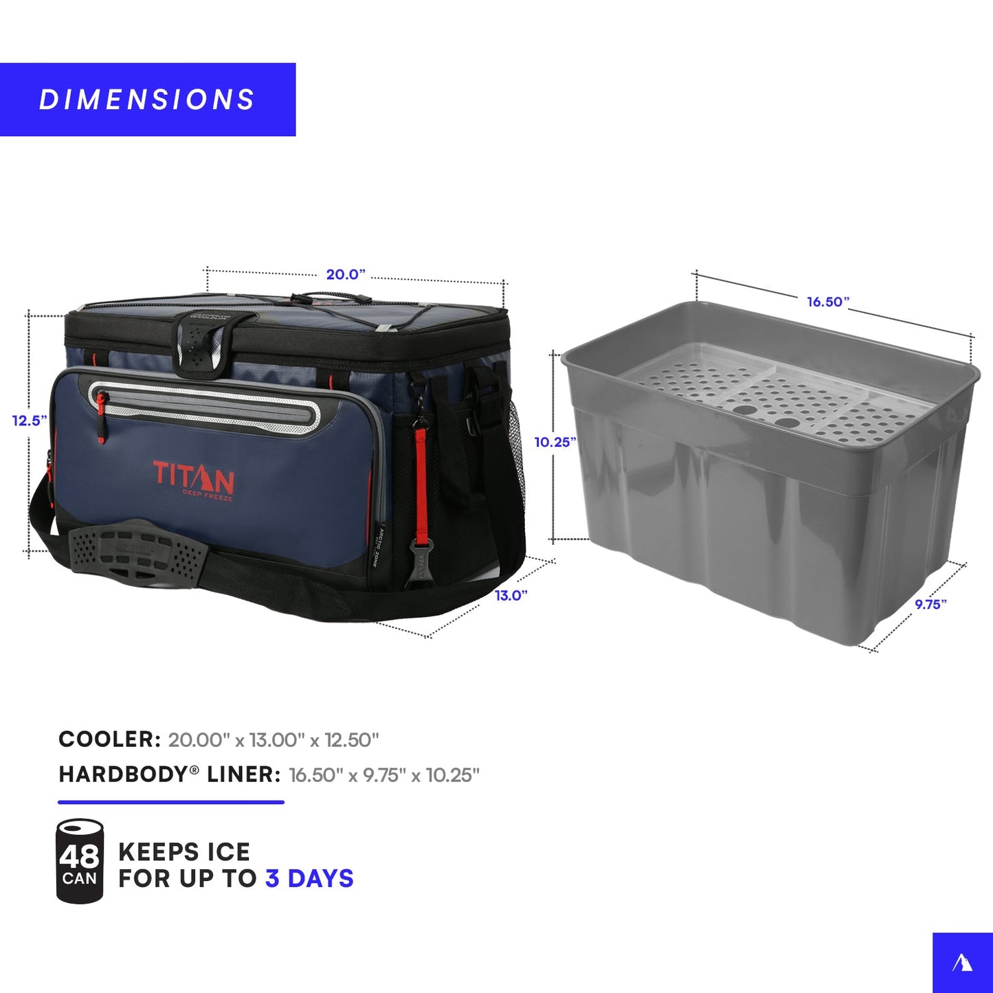 48 Can Zipperless HardBody® Cooler