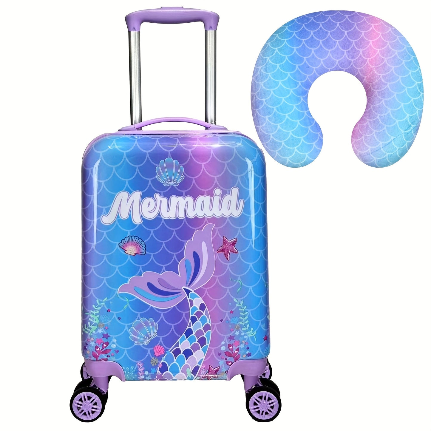 2pcs 40.64cm Hardside Luggage Set with Spinner Wheels TJR4K8N