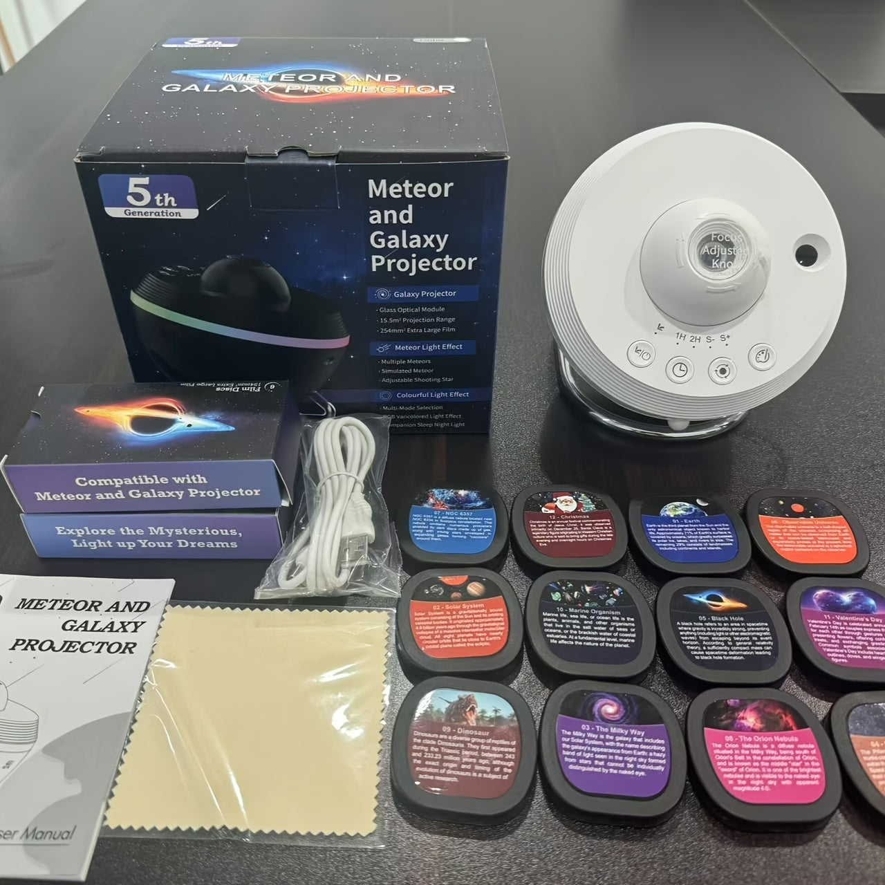 13-in-1 Galaxy Projector with LED Night Light - TJR5M8Q
