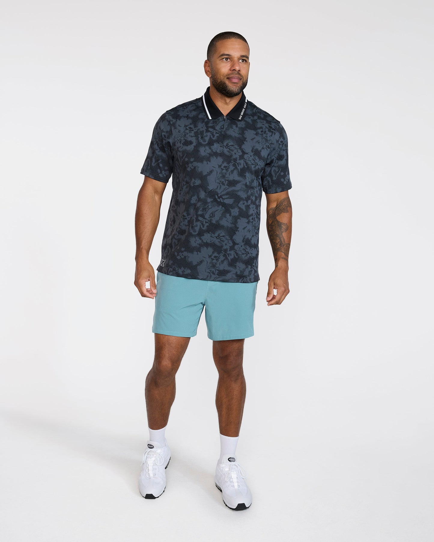 Prodigy Jacquard Polo - Black