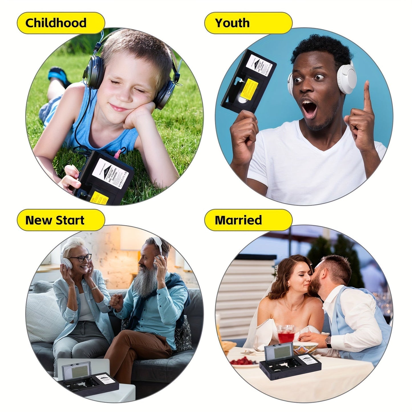 VHSC to VHS Adapter- HMT20VC