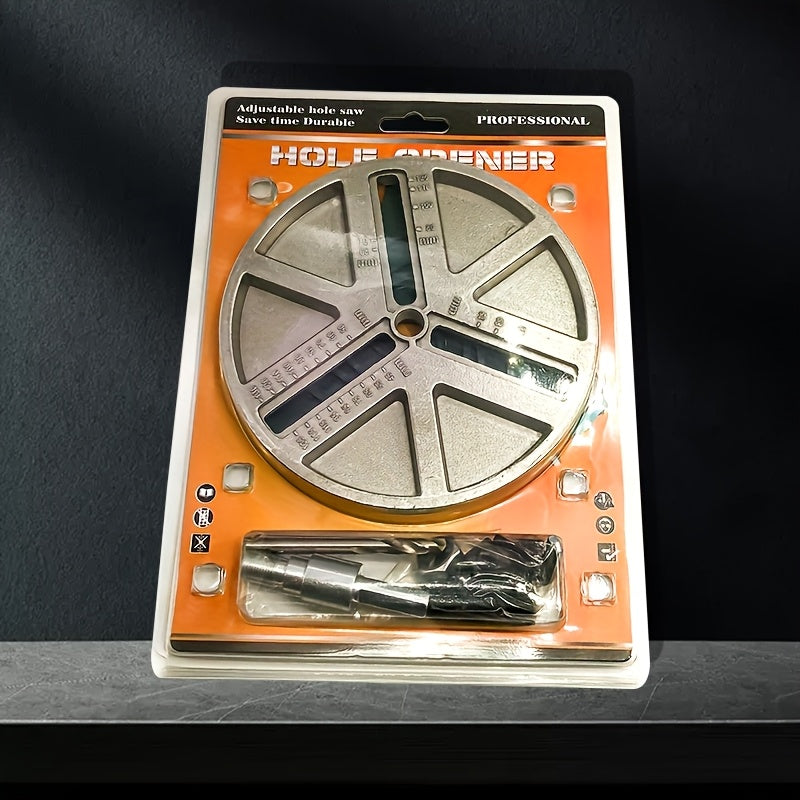 Adjustable Hole Saw Blades Set, 4.57-12.95cm Diameter TJR8W4C
