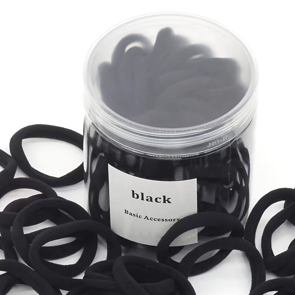 50pcs Premium Elastic Hair Ties - D9HU