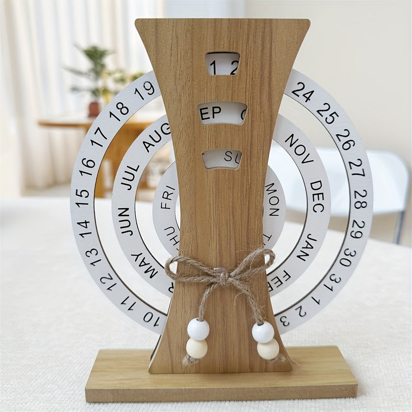 Wooden Moon Ferris Wheel Calendar-HMT14WC