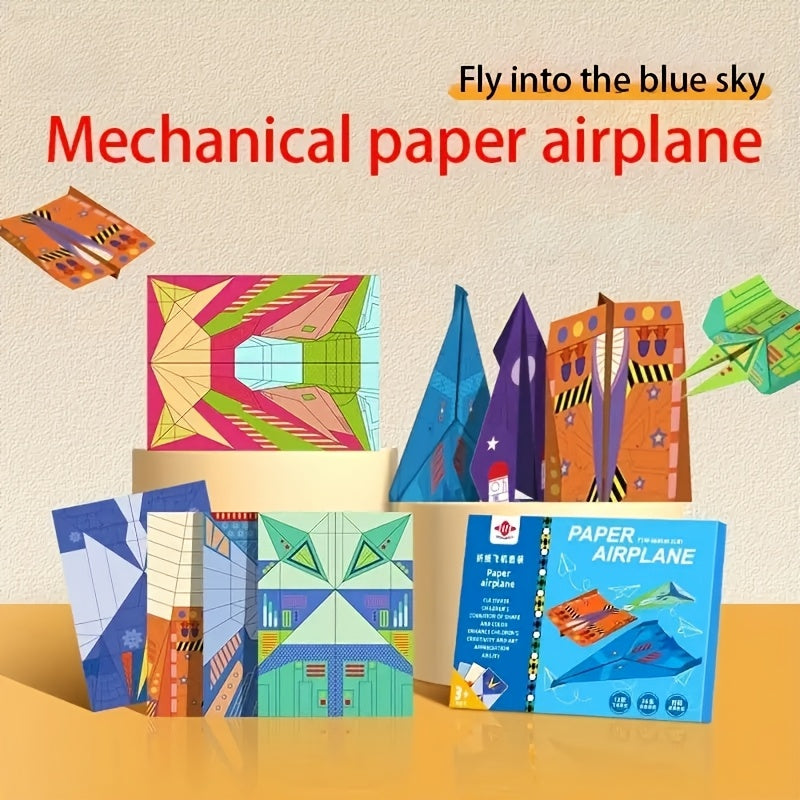 16 Styles/32 Sheets of Colorful DIY Craft Paper Set TJR8M3L