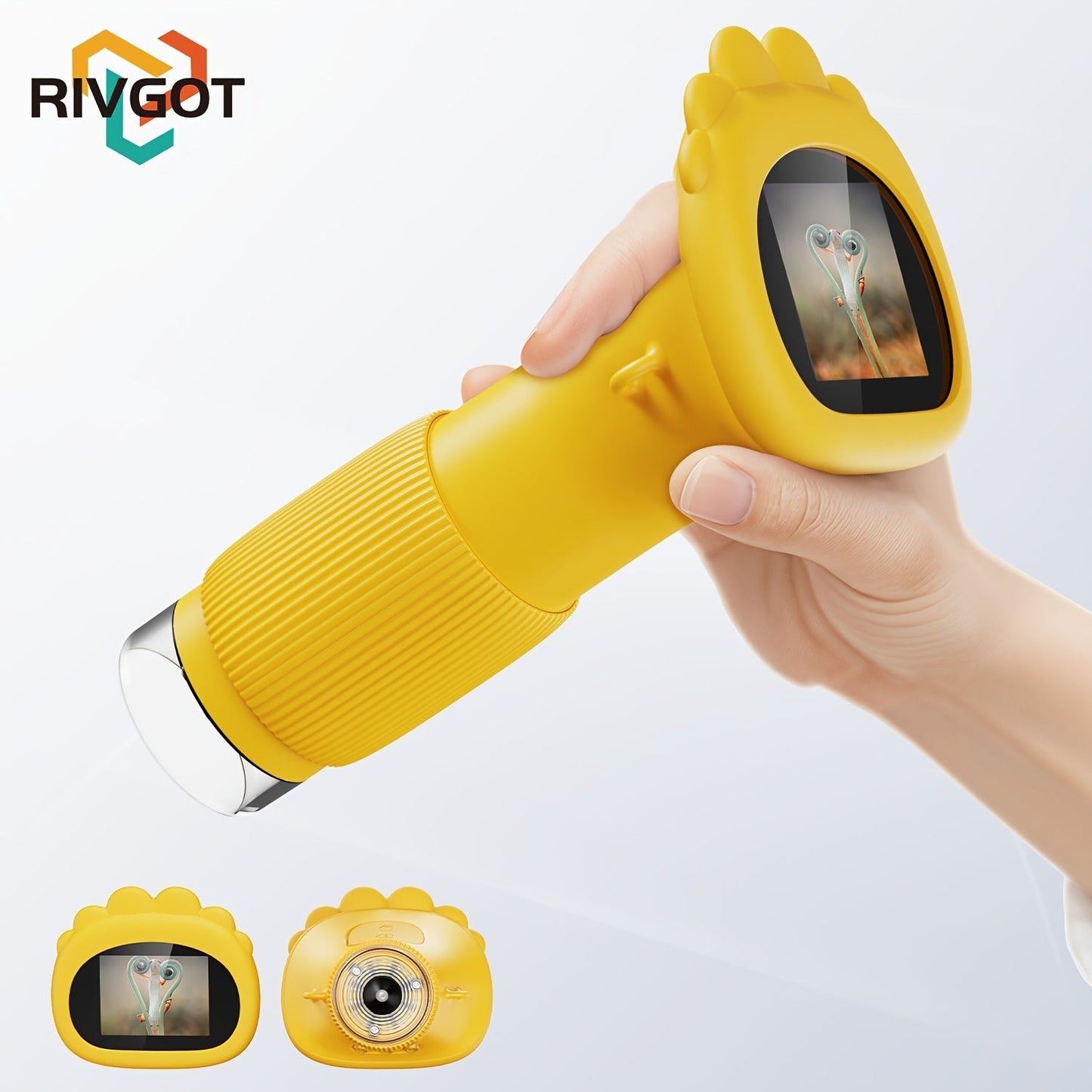 Youngsters' Portable Microscope, TF Card Slot, Macro IPS TJR4D7M