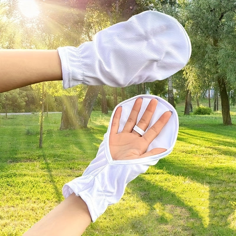 1 Pair Summer Sun Protection Gloves, Breathable & Lightweight TJR2S9L