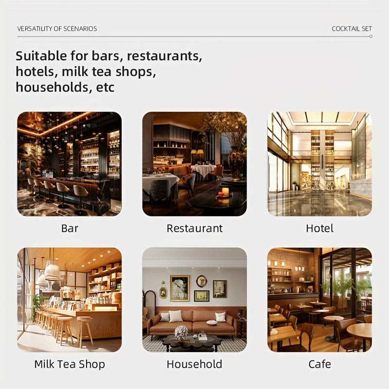 Cocktail Shaker Set- HMT15CS