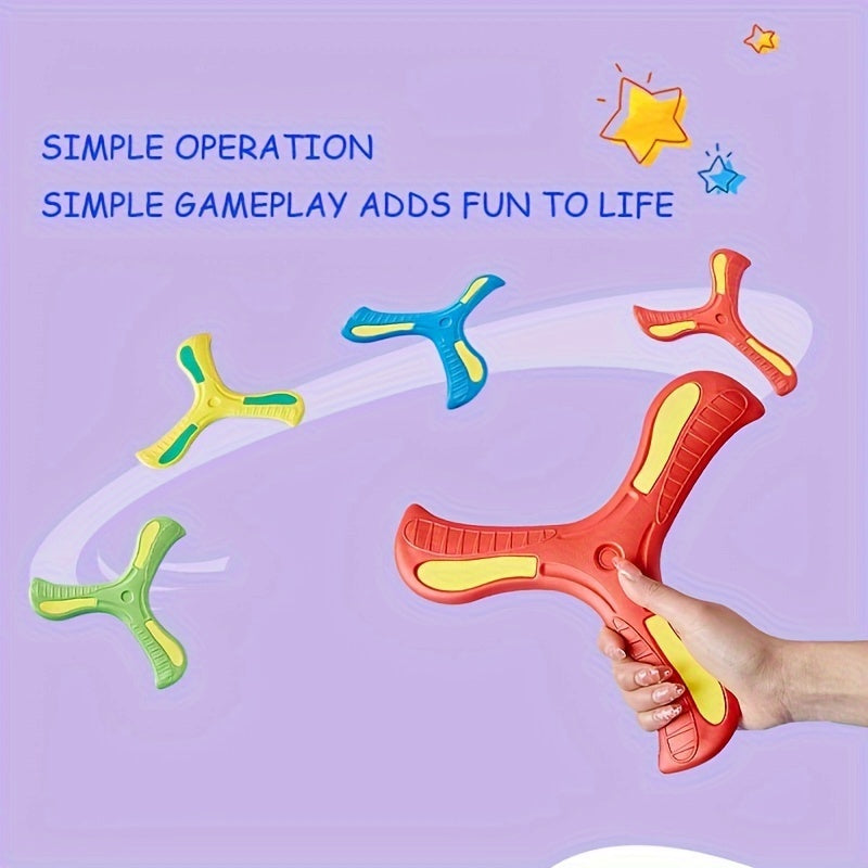 2pcs Three-Leaf Hand-Thrown Boomerang for Outdoor Games TJR6V8P