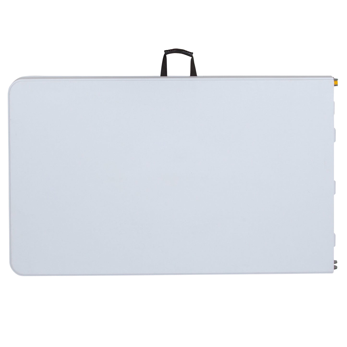 8-Foot Height Adjustable Bi-Fold Plastic Banquet and Event Folding Table with Carrying Handle