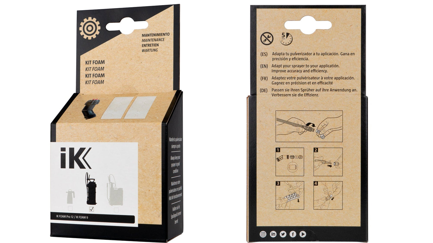 IK Foam 9 / Pro 12 Nozzle Kit