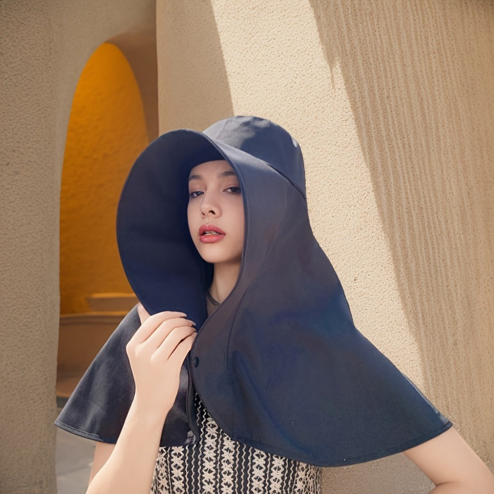 Women's Oversized Sun Brim Hat, Lightweight & Water-Resistant TJR9P6X