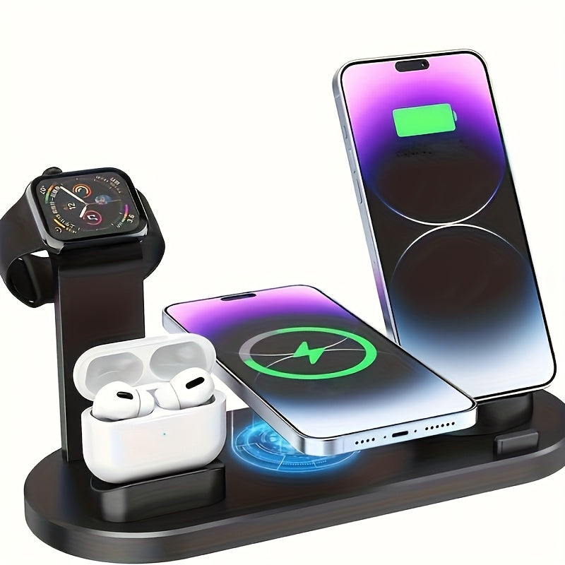 4 in 1 Wireless Charging Station for IPhone,iWatch and AirPods- HM12A3