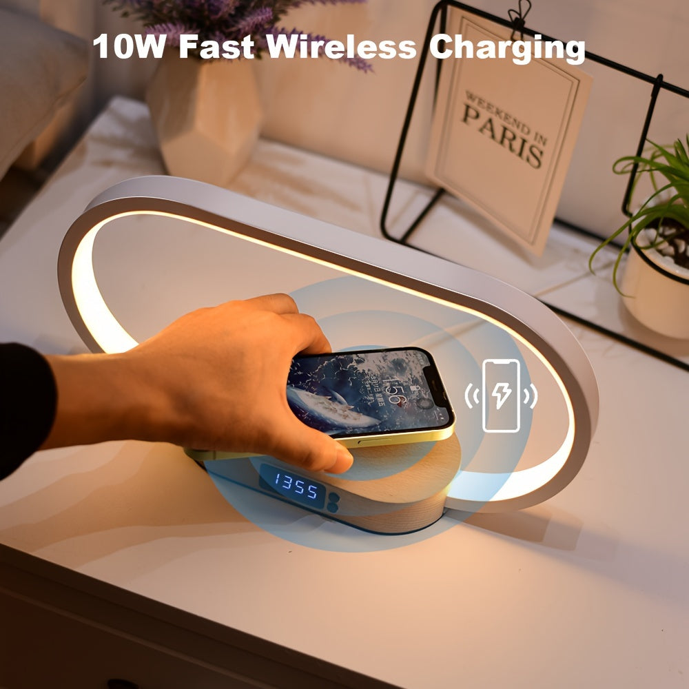 3 in 1 Wireless Charging Station Lamp