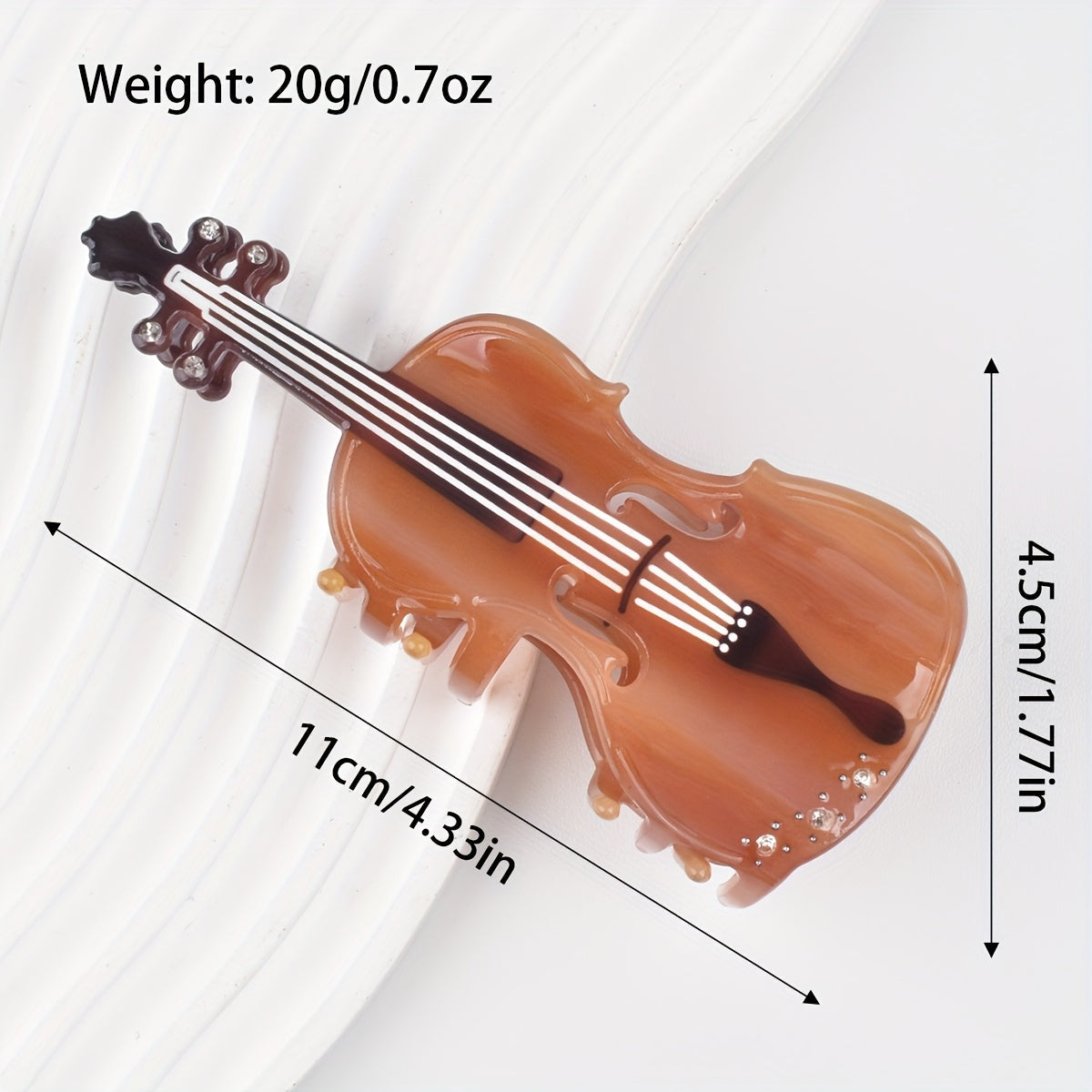 Wooden Violin Hairpin- HMT25HP