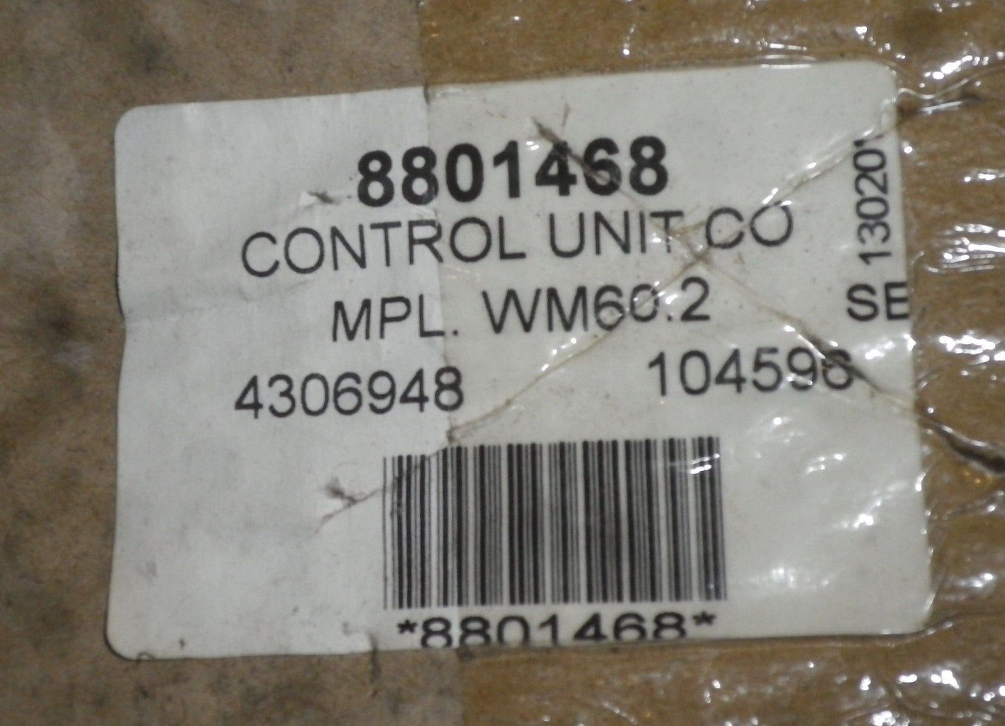Asko WM60.2 Washing Machine Electronic Control PCB - Part # 8801468