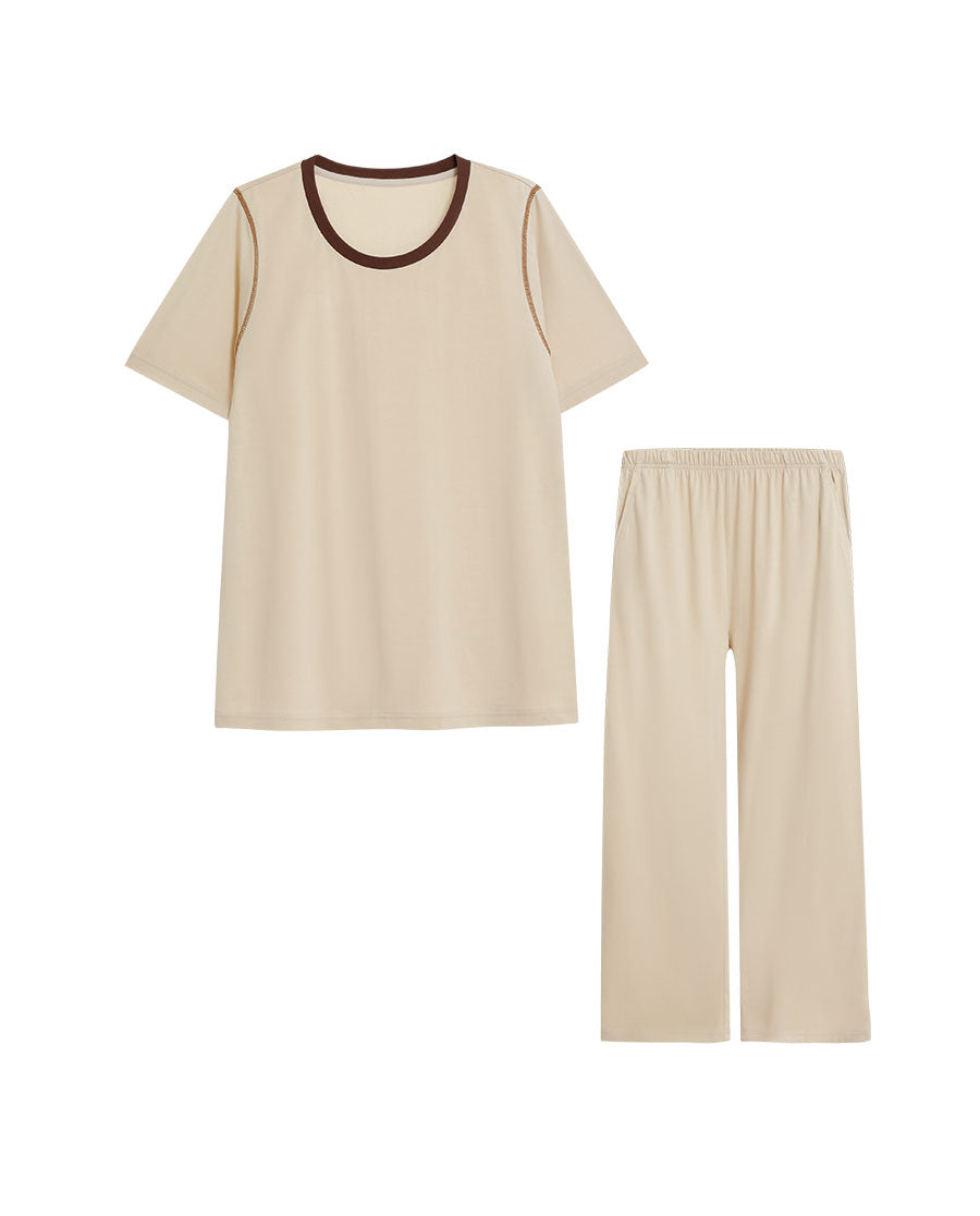 Aimer Short Sleeve Pajama Set