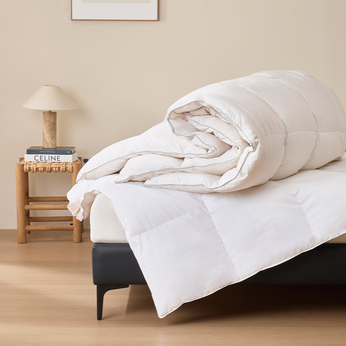 Rose Silent™ Smooth Goose Down Duvet Insert For Deep Sleep