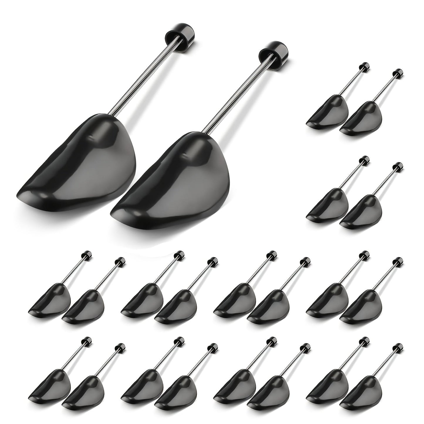 10pcs Adjustable Shoe Stretchers Durable Plastic Shoe Tree-7JYH