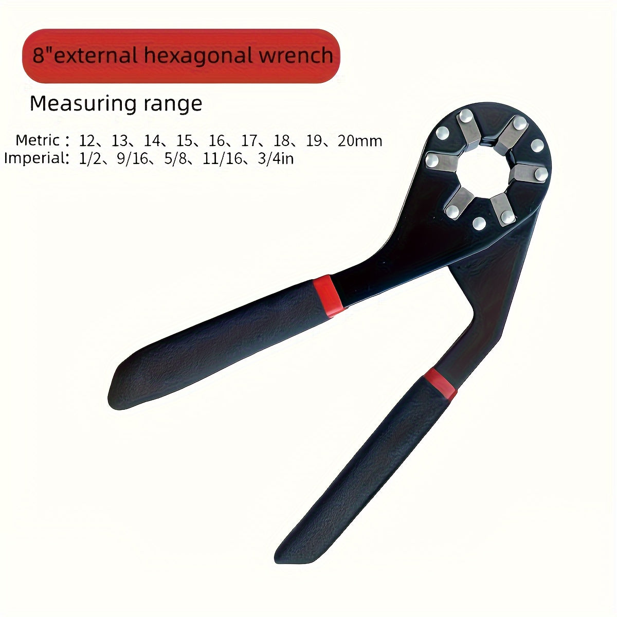 Hexagon Magic Wrench, Adjustable Torque Spanner, Durable – TJR5N3J