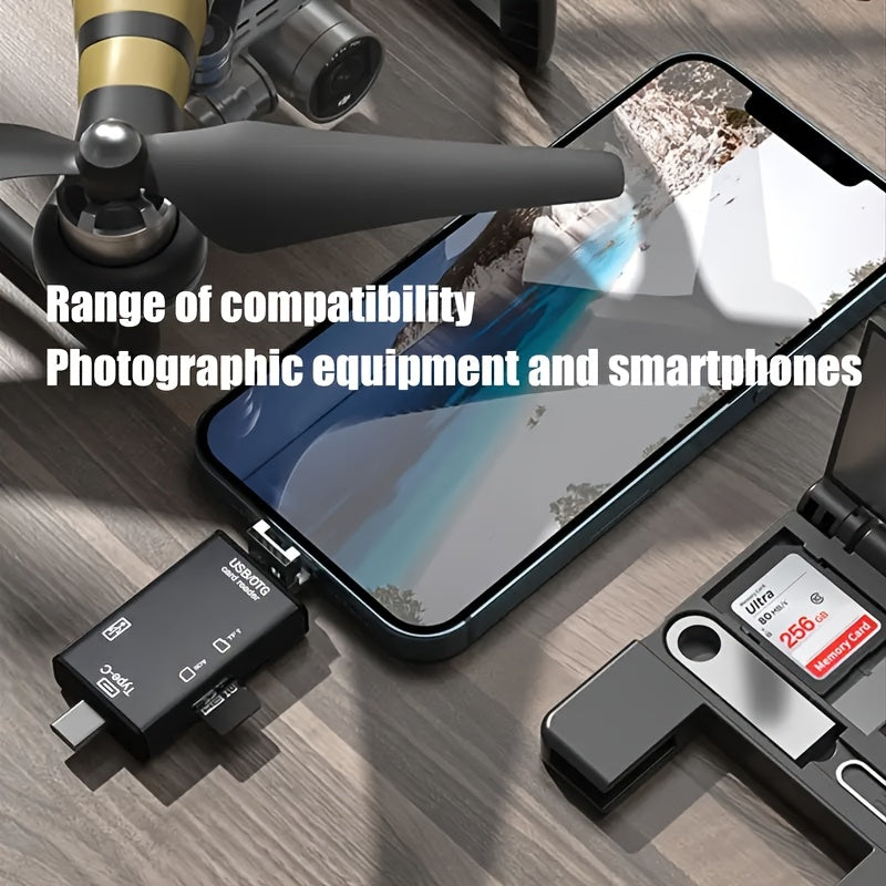 7in1 OTG Card Reader- HMT14TR