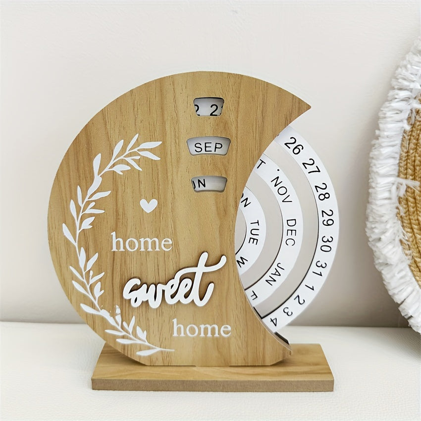 Wooden Moon Ferris Wheel Calendar-HMT14WC