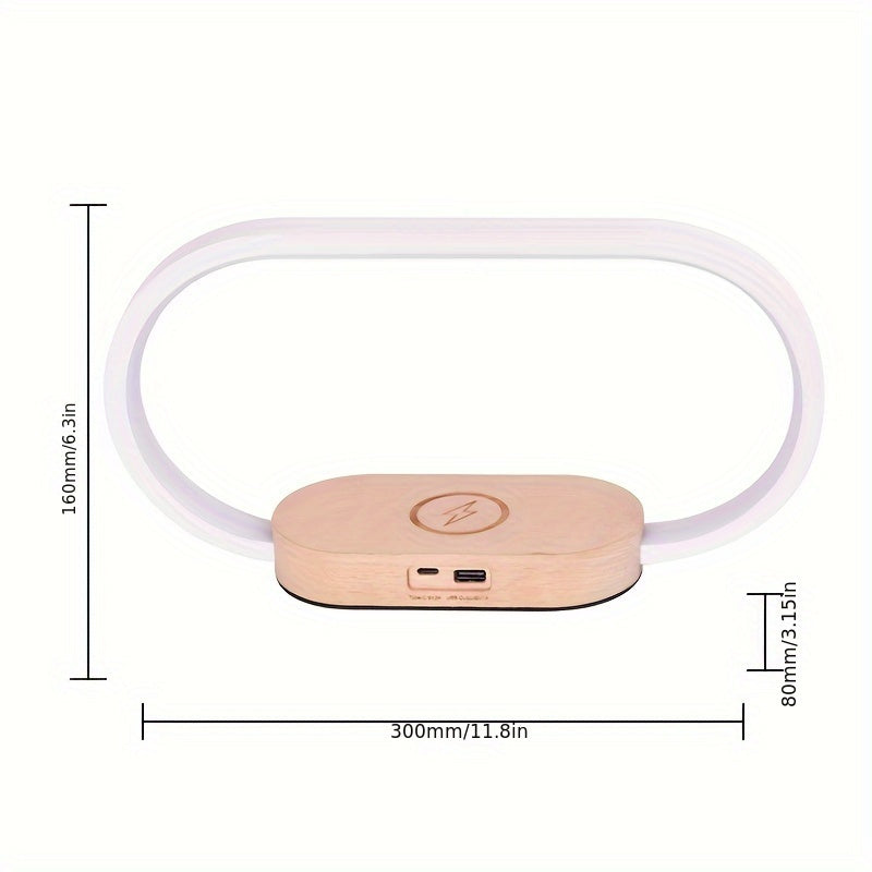 3 in 1 Wireless Charging Station Lamp