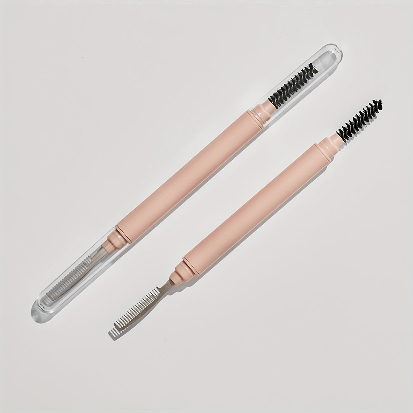 2-in-1 Dual-Ended Eyelash And Eyebrow Brush With Caps - SIJ3
