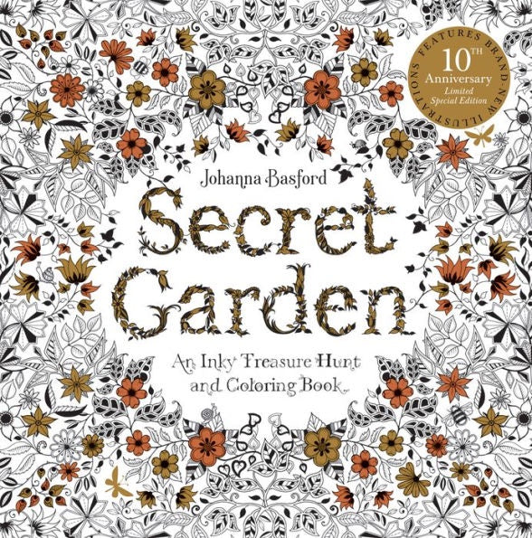 Secret Garden - 10th Anniversary Special Edition Coloring Book