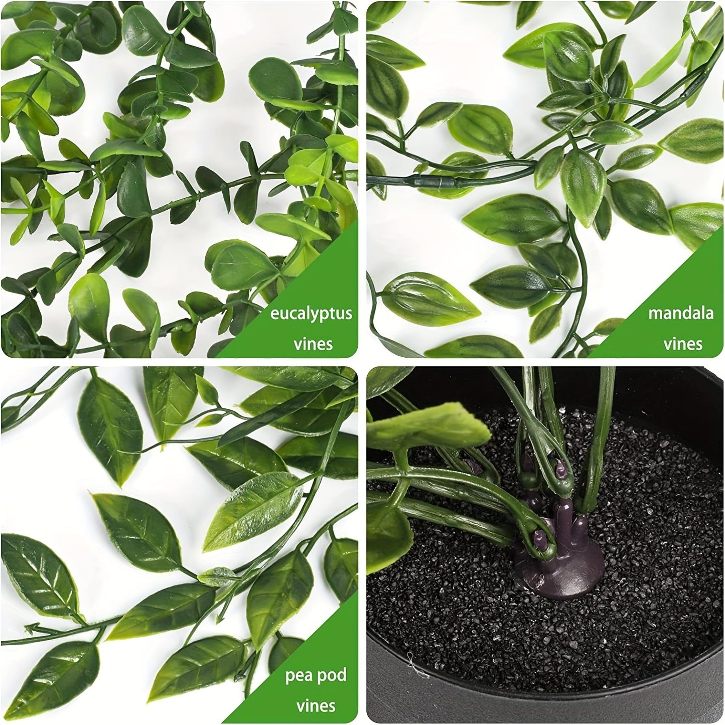 3pcs Artificial Simulation Hanging Plants - XDNQ