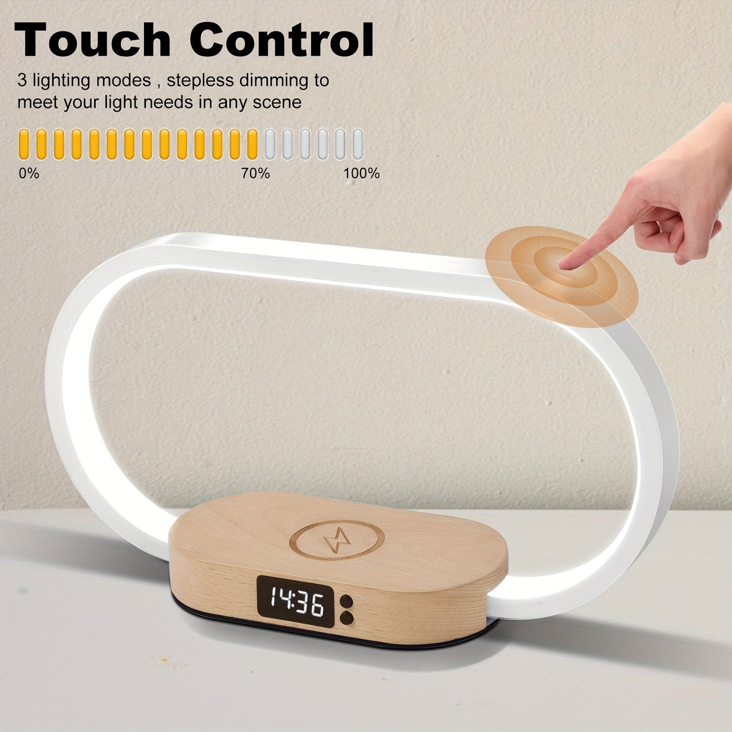 3 in 1 Wireless Charging Station Lamp
