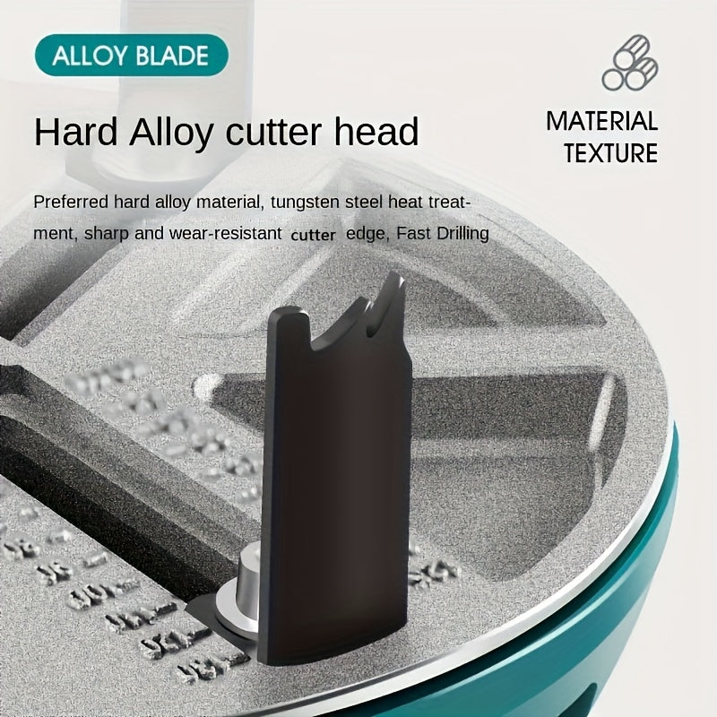 Adjustable Hole Saw Blades Set, 4.57-12.95cm Diameter TJR8W4C