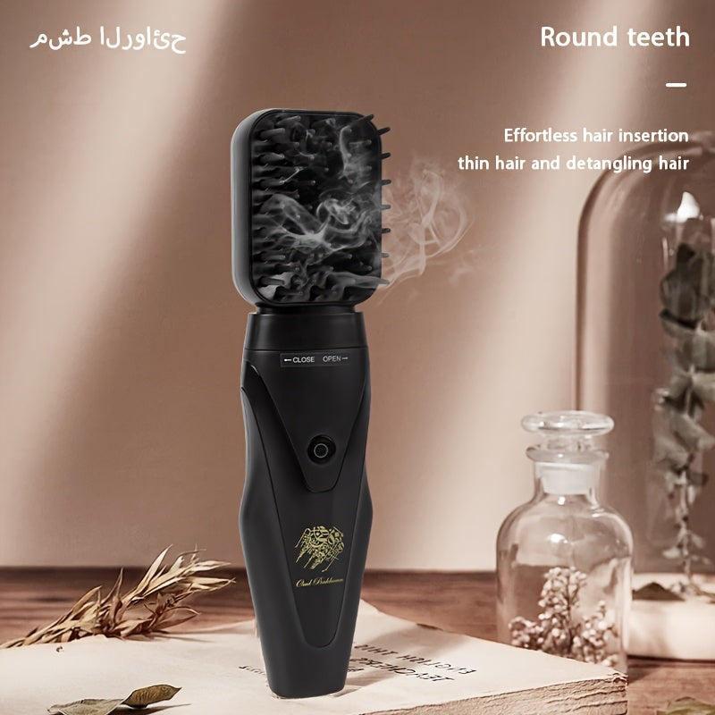 2-in-1 Car Aromatherapy Diffuser & Massage Comb, Rechargeable TJR1Z4N