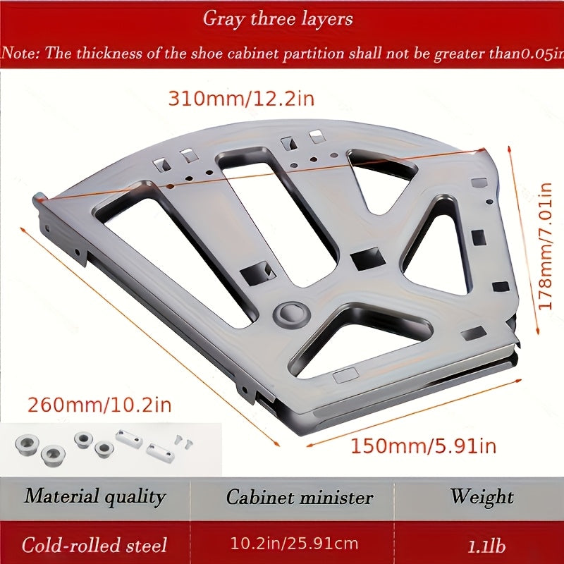 3 Tier Shoe Rack- HMT24SR