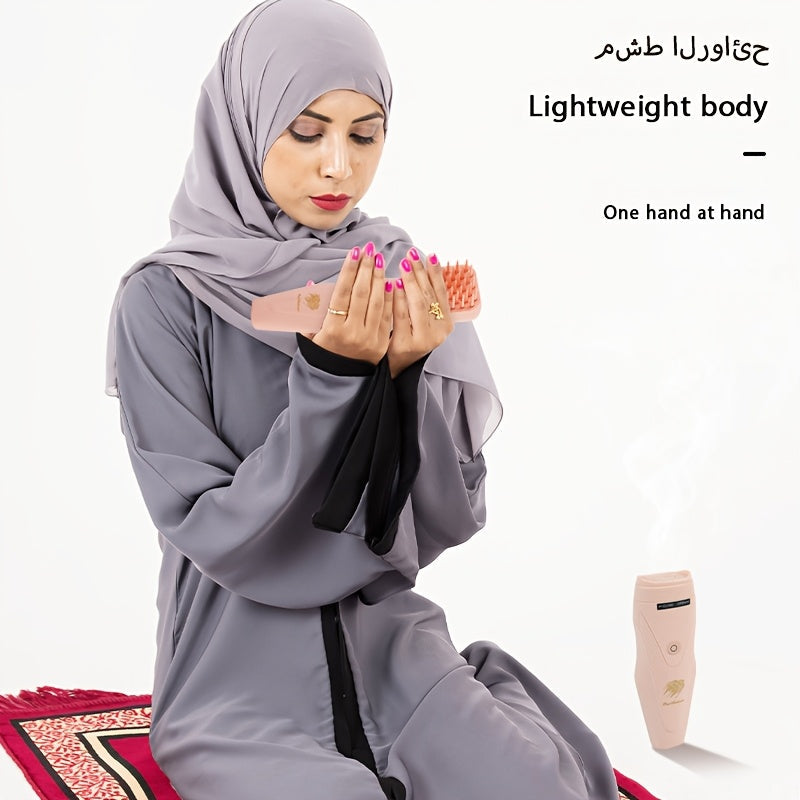 2-in-1 Car Aromatherapy Diffuser & Massage Comb, Rechargeable TJR1Z4N