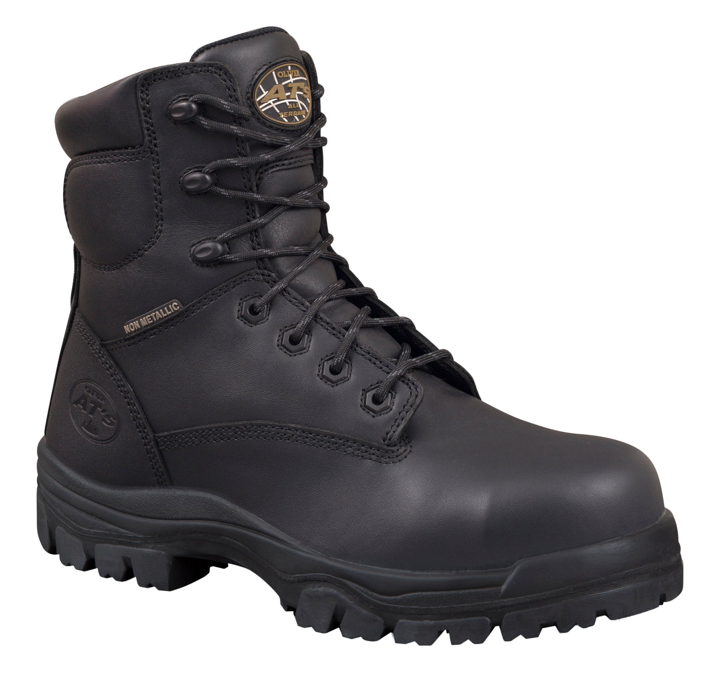 Oliver 150mm Black Lace Up Boot