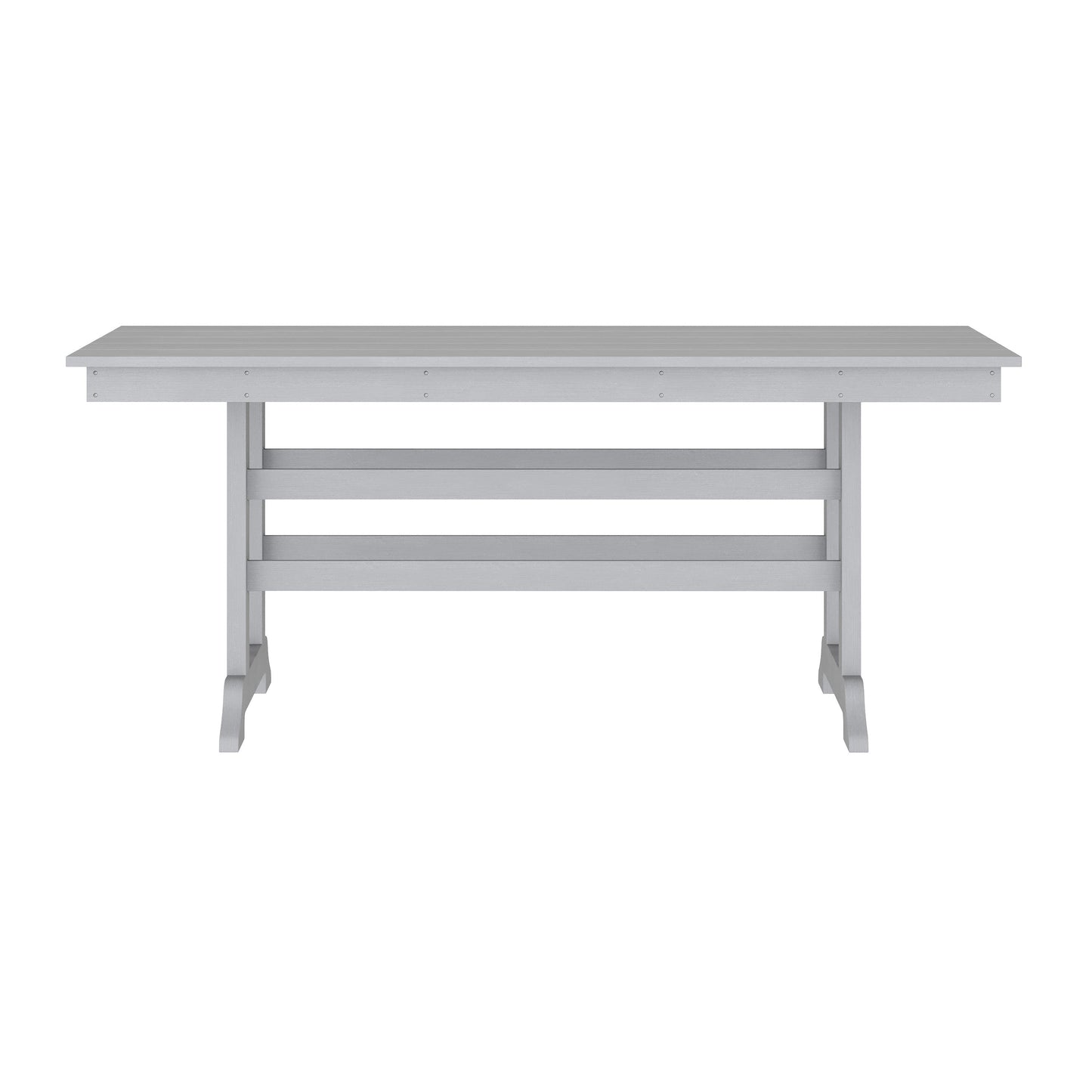 Abraham Commercial Grade Indoor/Outdoor Recycled HDPE Adirondack Dining Table