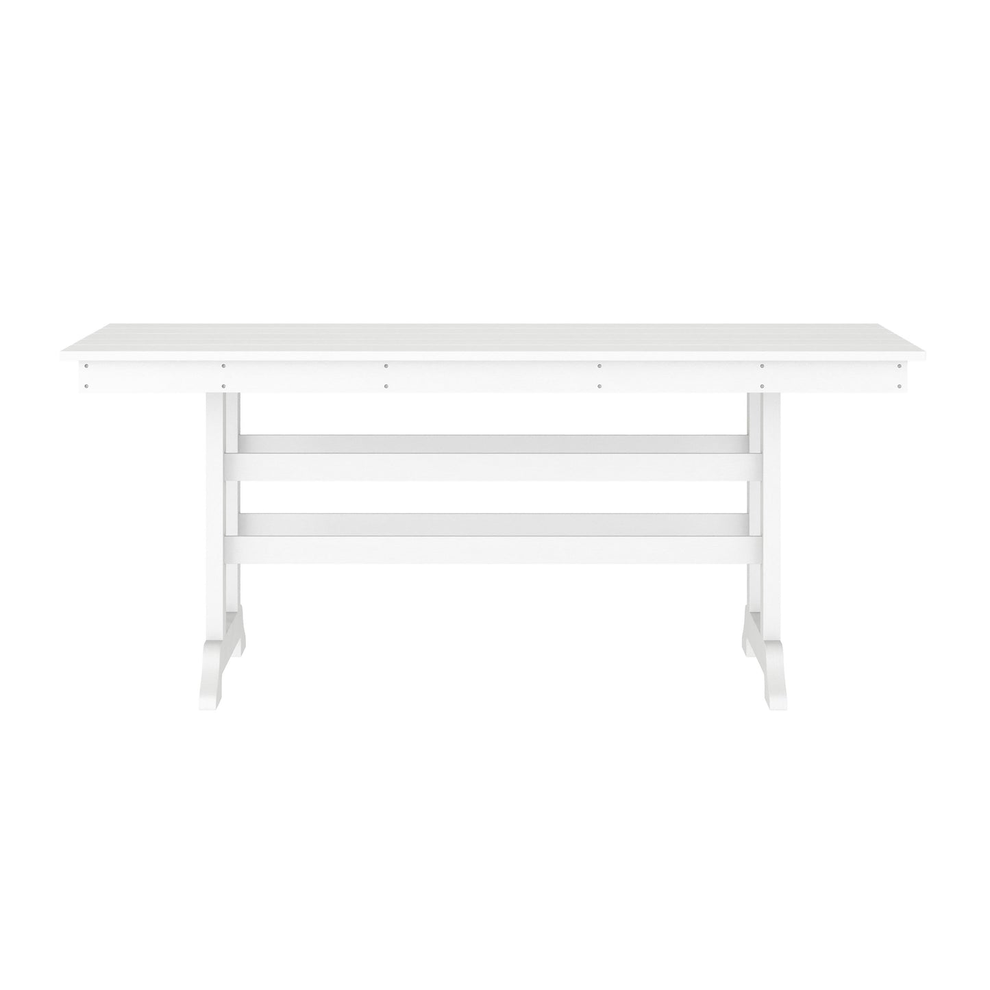 Abraham Commercial Grade Indoor/Outdoor Recycled HDPE Adirondack Dining Table