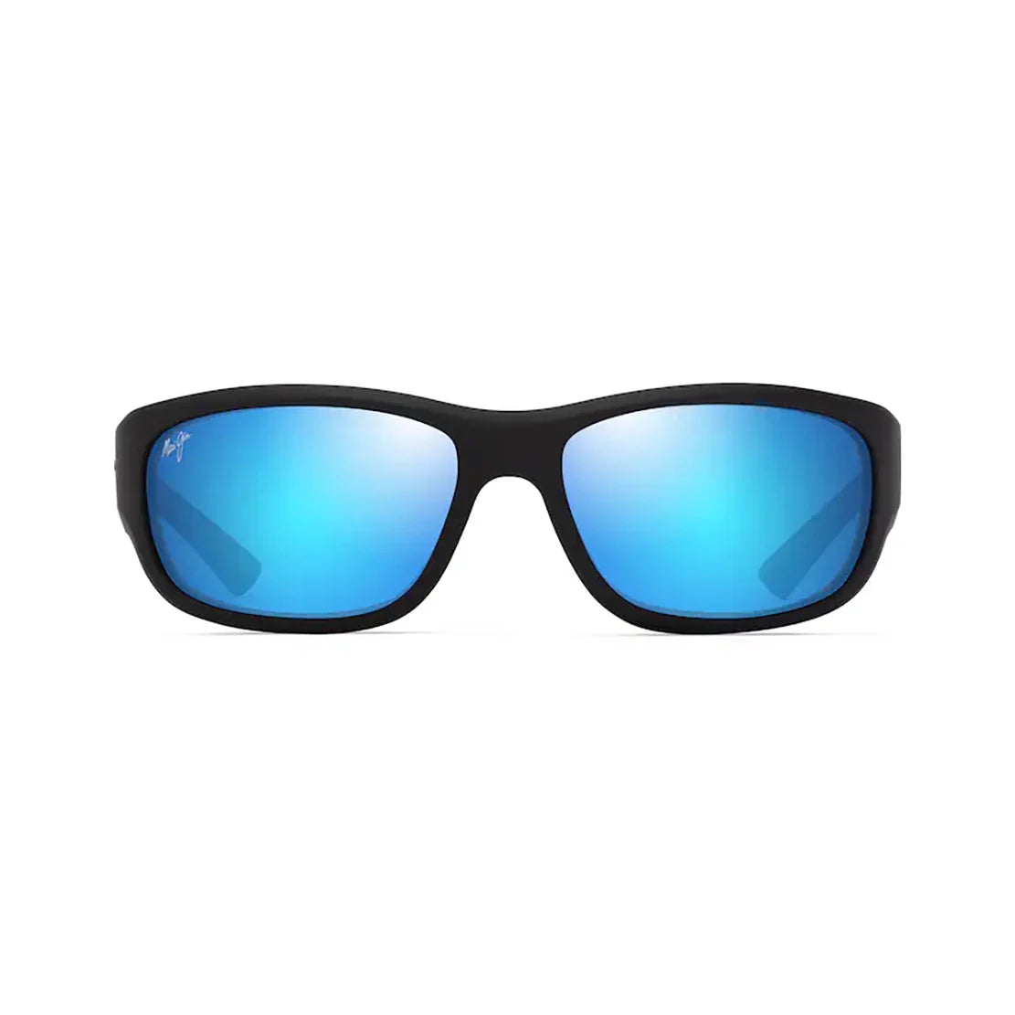 MAUI JIM Ma'ukele Sunglasses Matte Black/Blue | Blue Hawaii