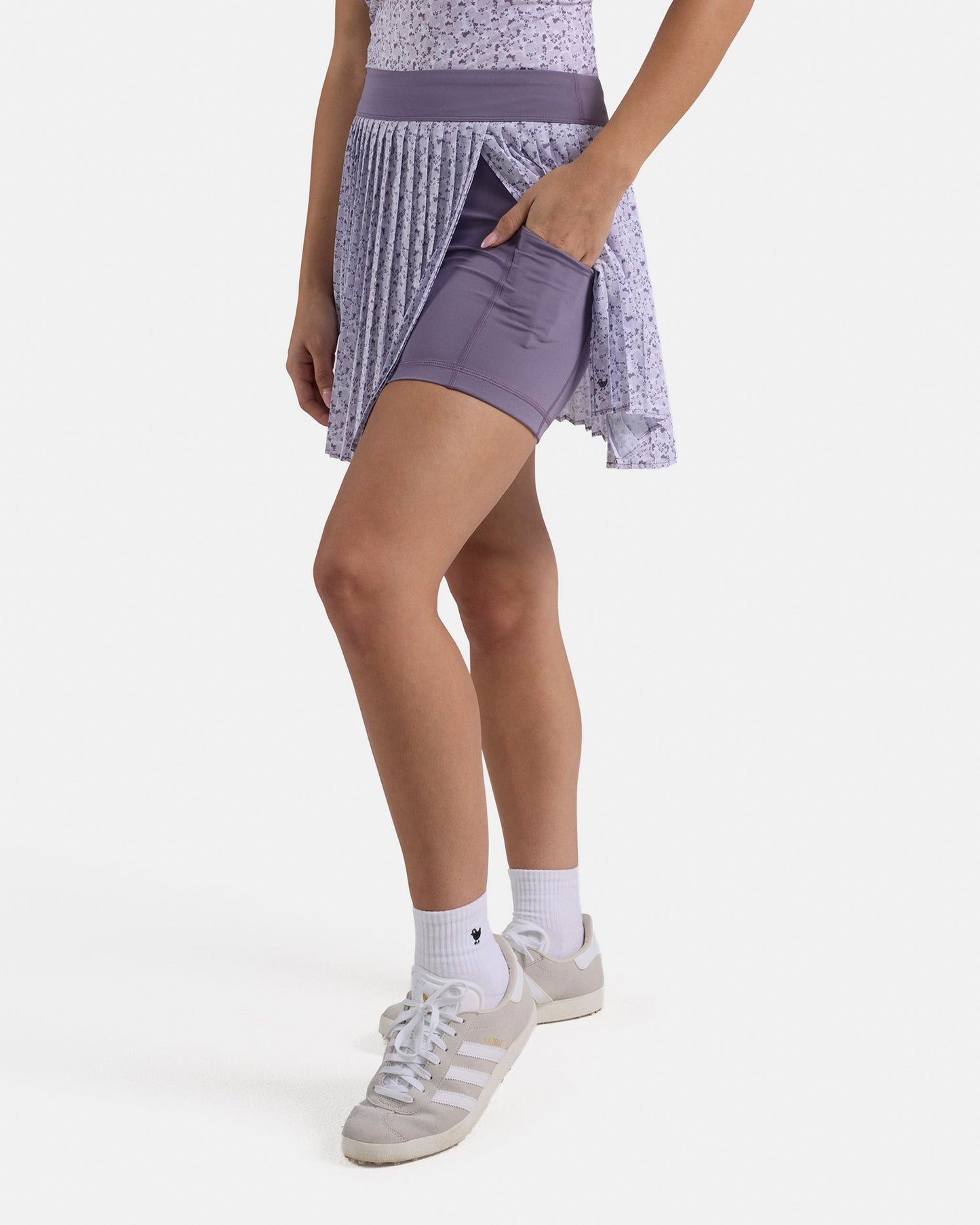 Double Down Skort - Garden Gala - Lavender Blue