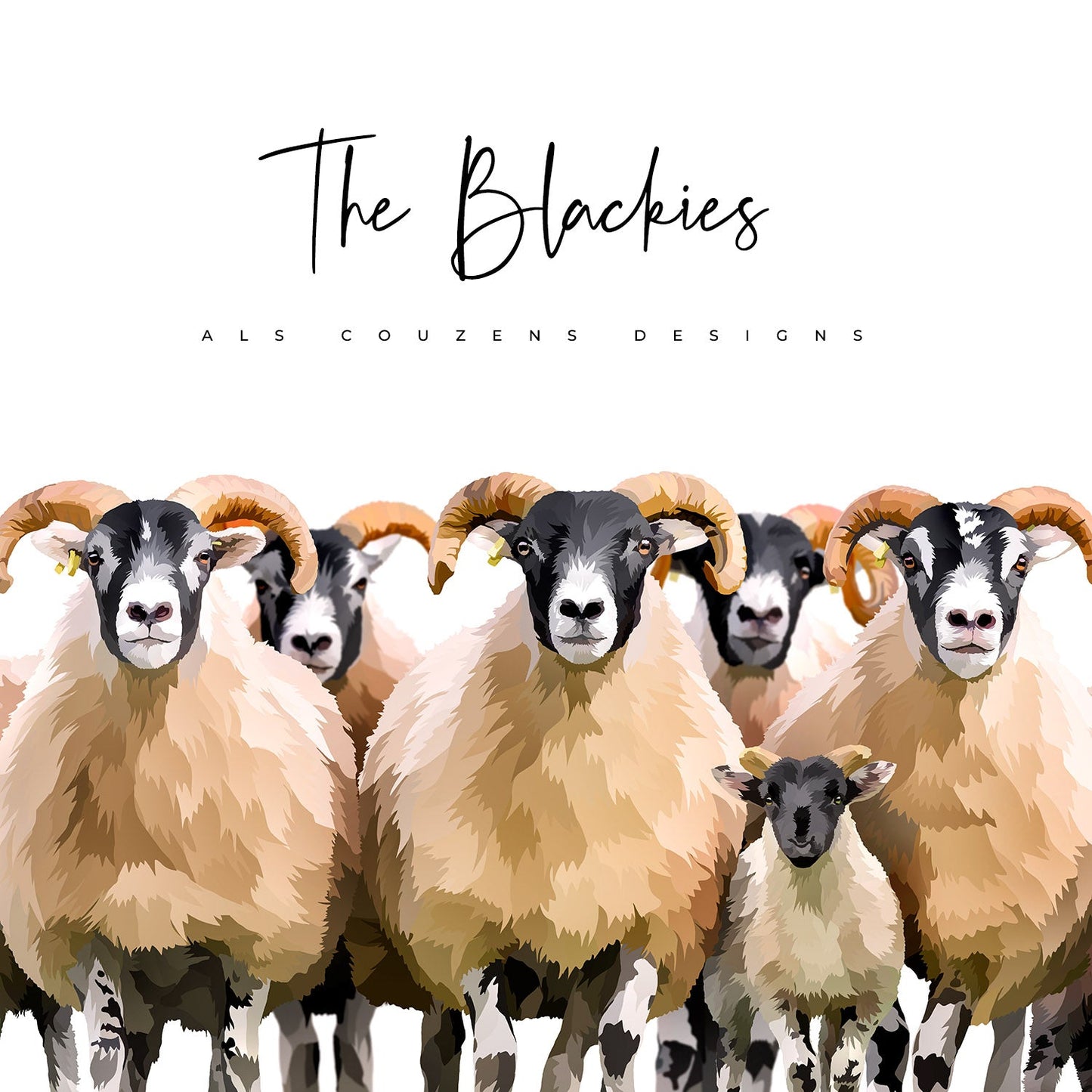 The Blackies with Frame