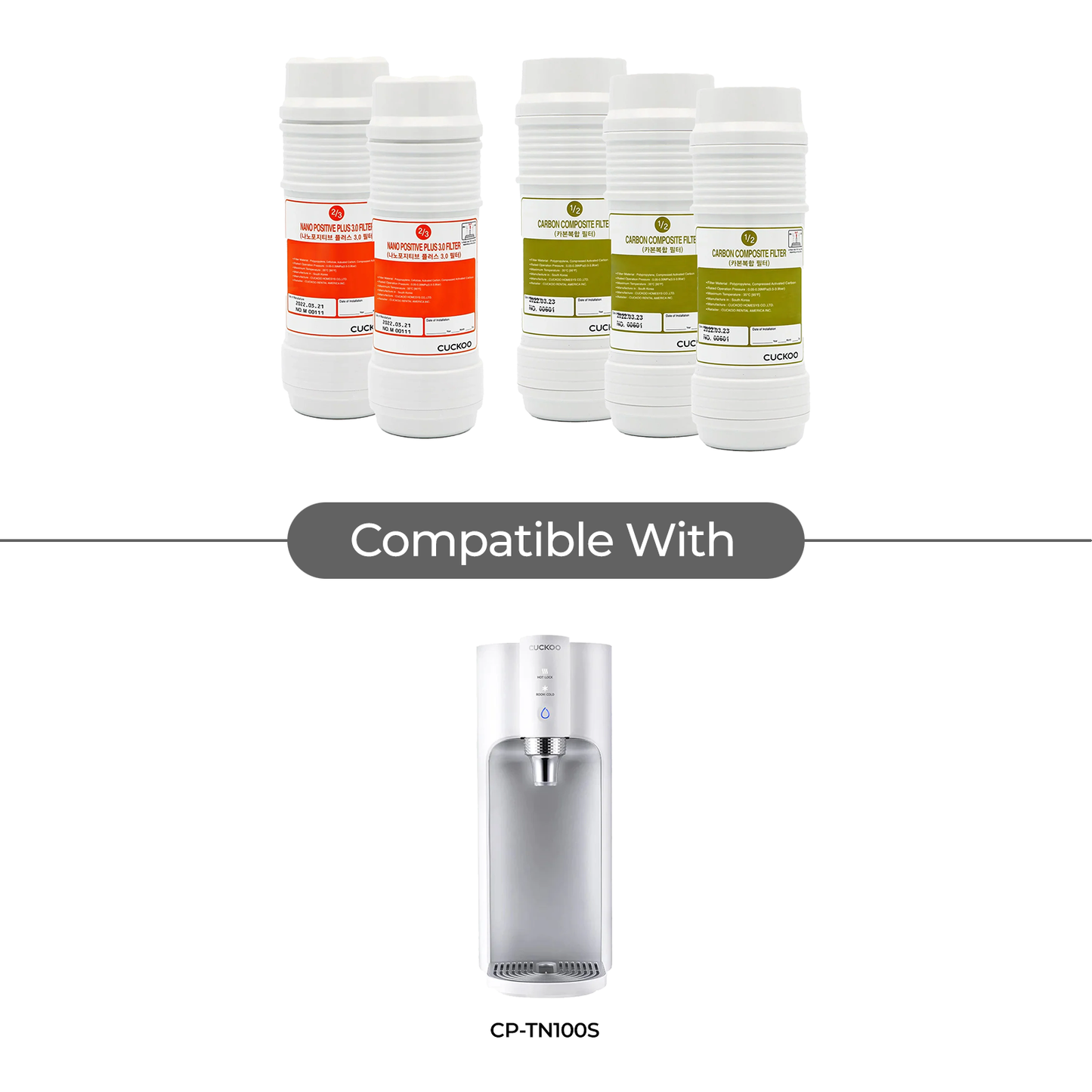 1-Year Water Filter Replacement Bundle for CP-TN100
