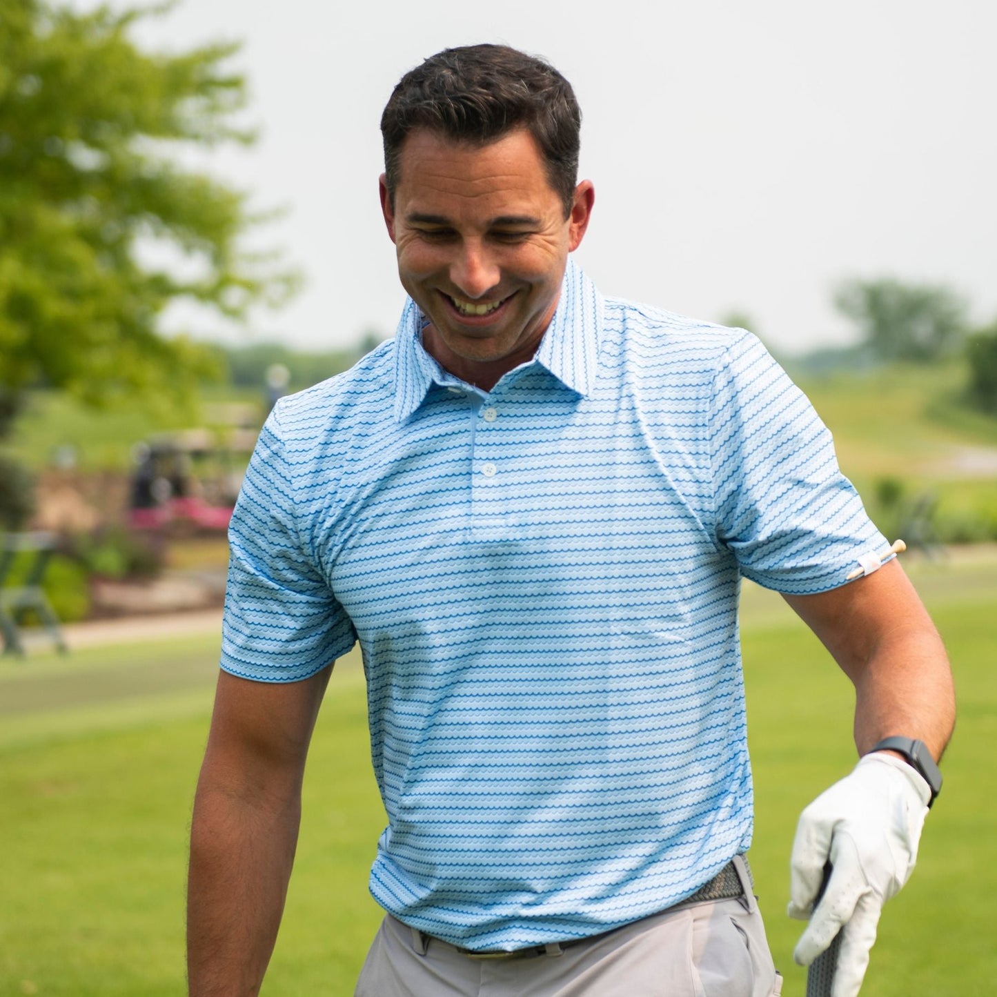 "Waveland" Performance Golf Polo