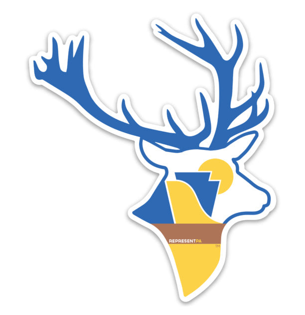 RepresentPA Pennsylvania Sticker | Elk-Shaped