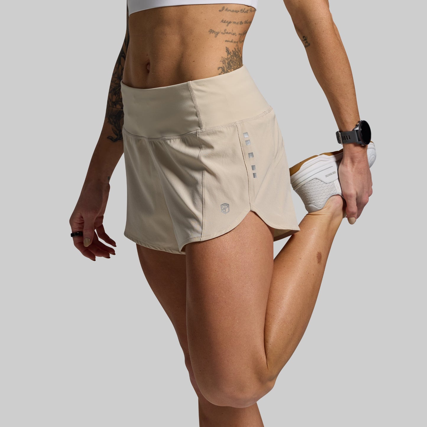 Women's Endurance Short (Oatmeal)