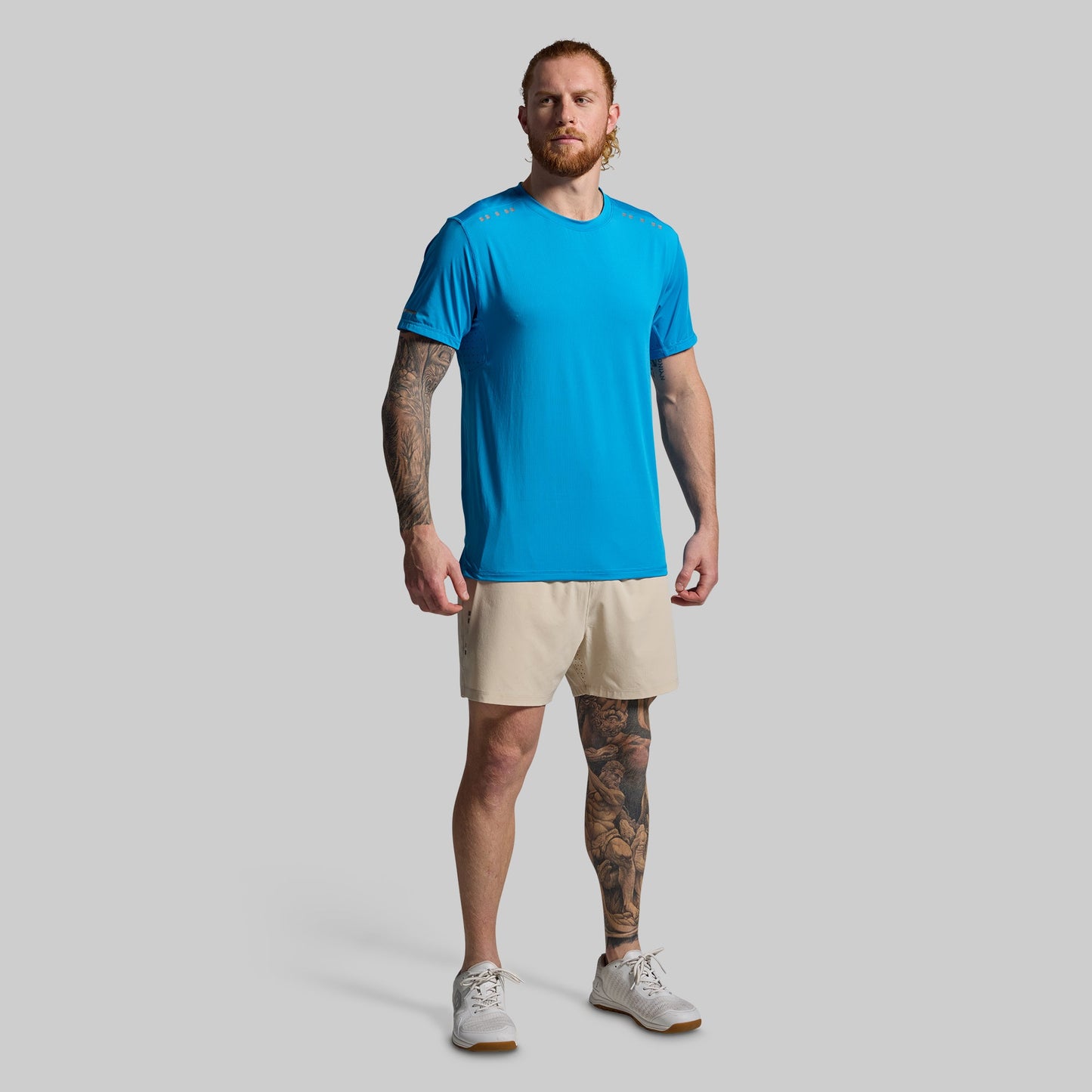 Men's Endurance Short w/ Compression (Oatmeal)