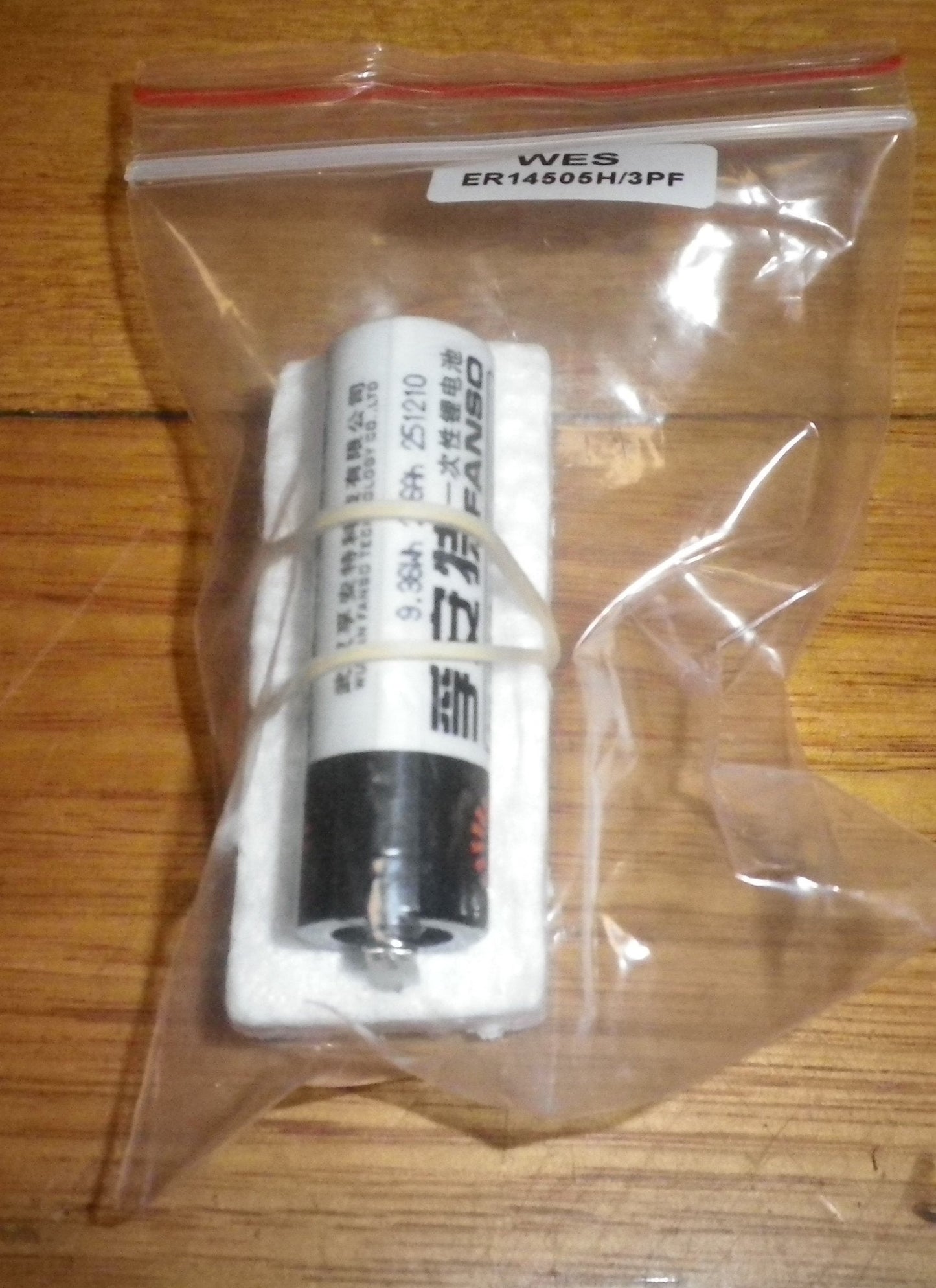 Fanso 3.6Volt AA Lithium Battery with PCB Mount Terminals - Part # ER14505H/3PF
